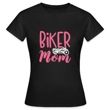 Biker mama - Frauen T-Shirt - Schwarz - Vorne - AI Model Female 172 dark (172cm)