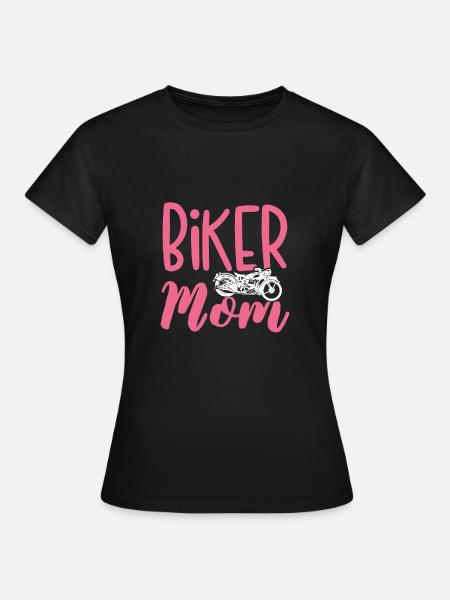 Biker mama - Frauen T-Shirt - Schwarz