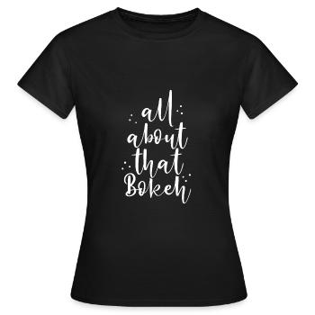 Tout sur la concentration - T-shirt Femme - noir - Devant - AI Model Female 172 dark (172cm)