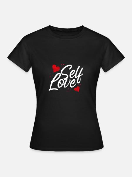 Paar Selbstliebe - Frauen T-Shirt - Schwarz