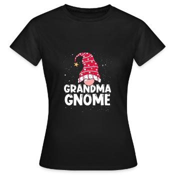 Gnome Grandma - Women's T-Shirt - black - Front - AI Model Female 172 dark (172cm)