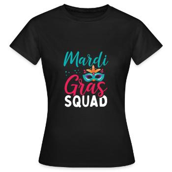 Troupe de carnaval - T-shirt Femme - noir - Devant - AI Model Female 172 dark (172cm)