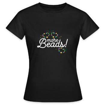 Perles de jument - T-shirt Femme - noir - Devant - AI Model Female 172 dark (172cm)