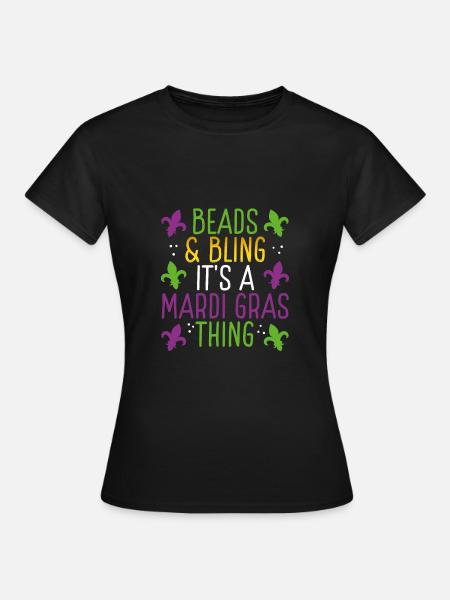 Perlen Und Bling - Frauen T-Shirt - Schwarz