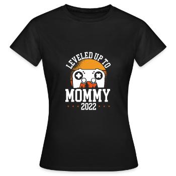 Level Bis Mama 2022 - Frauen T-Shirt - Schwarz - Vorne - AI Model Female 172 dark (172cm)