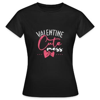 Valentinstag Süßes Durcheinander - Frauen T-Shirt - Schwarz - Vorne - AI Model Female 172 dark (172cm)