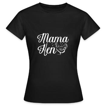 Poulet Maman - T-shirt Femme - noir - Devant - AI Model Female 172 dark (172cm)