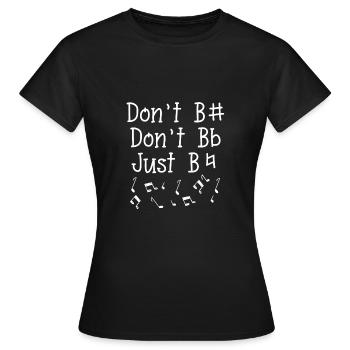 Musik tastatur - Frauen T-Shirt - Schwarz - Vorne - AI Model Female 172 dark (172cm)