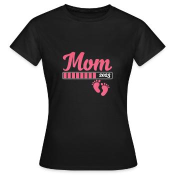 Nouvel An 2023 - T-shirt Femme - noir - Devant - AI Model Female 172 dark (172cm)