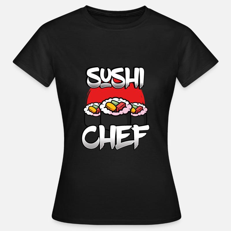 Chef di sushi - Maglietta da donna - nero
