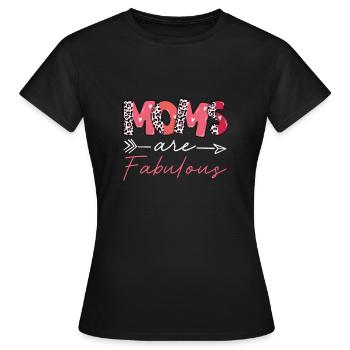 Les mères sont fabuleuses - T-shirt Femme - noir - Devant - AI Model Female 172 dark (172cm)