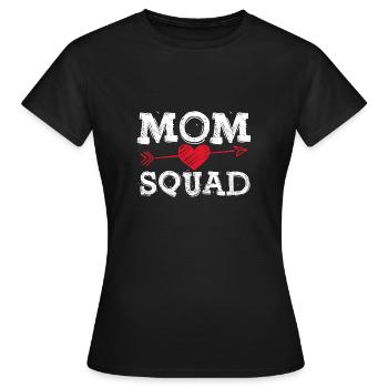 Mama Heart Troupe - T-shirt Femme - noir - Devant - AI Model Female 172 dark (172cm)
