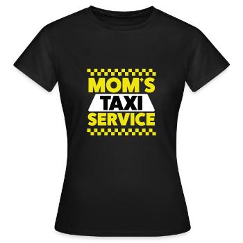 Mamas taxi service - Frauen T-Shirt - Schwarz - Vorne - AI Model Female 172 dark (172cm)