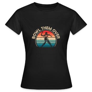 Les jette sur vintage - T-shirt Femme - noir - Devant - AI Model Female 172 dark (172cm)