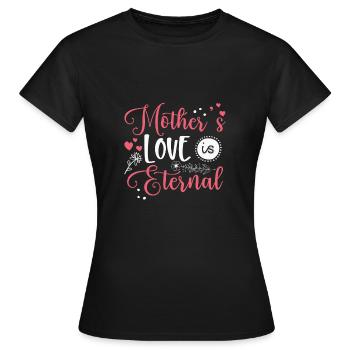 L’amour de la mère est éternel - T-shirt Femme - noir - Devant - AI Model Female 172 dark (172cm)