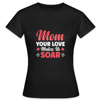 Your love makes us ascend - Women's T-Shirt - black - Front - AI Model Female 172 dark (172cm)