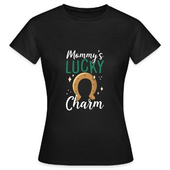 Mama Lucky Charm - Women's T-Shirt - black - Front - AI Model Female 172 dark (172cm)