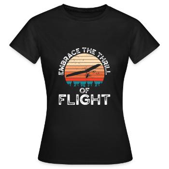 Experience the thrill of the - Women's T-Shirt - black - Front - AI Model Female 172 dark (172cm)