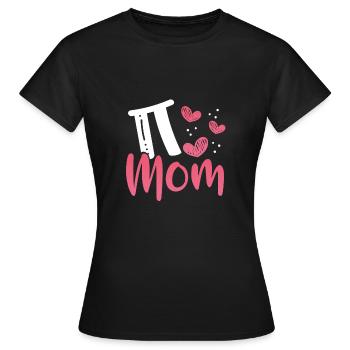 Pi Mama le jour de la fête des mères - T-shirt Femme - noir - Devant - AI Model Female 172 dark (172cm)