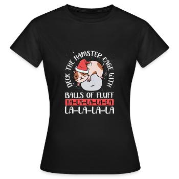 Couvrir la cage à hamster - T-shirt Femme - noir - Devant - AI Model Female 172 dark (172cm)