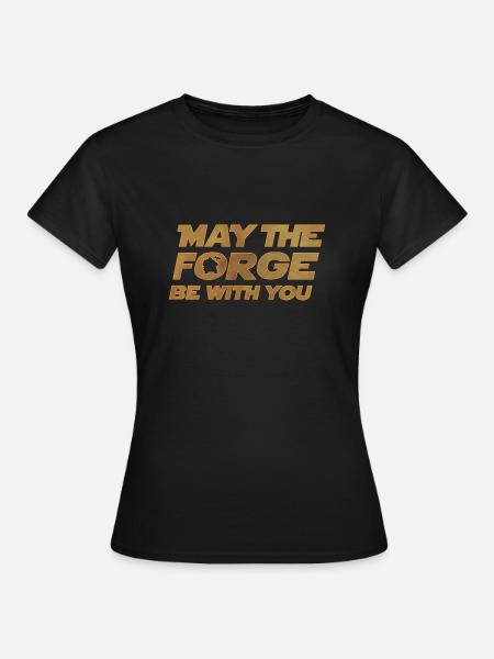 dwarf wars - design del testo fantasy - RPG da tavolo - Dame-T-shirt - sort