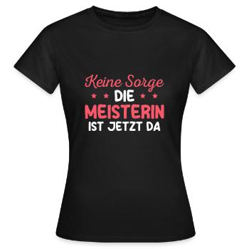 Meisterprüfung bestanden Meisterbrief Meisterin - Frauen T-Shirt - Schwarz - Vorne - AI Model Female 172 dark (172cm)
