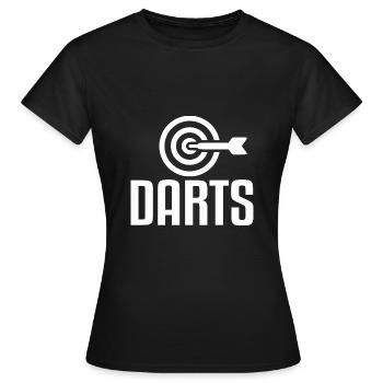 Darts Darts - Women's T-Shirt - black - Front - AI Model Female 172 dark (172cm)