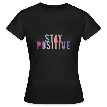 Téléchargé - T-shirt Femme - noir - Devant - AI Model Female 172 dark (172cm)