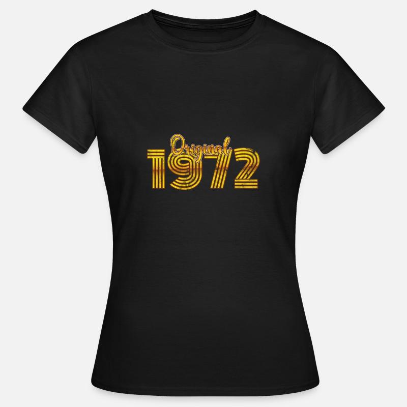 Vuosikerta 1972 - Naisten t-paita - musta