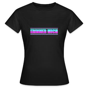 Erinner Mich zum Feiern - Frauen T-Shirt - Schwarz - Vorne - AI Model Female 172 dark (172cm)
