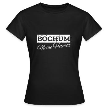 Bochum Ruhrpott cadeaux de Bochum tendance - T-shirt Femme - noir - Devant - AI Model Female 172 dark (172cm)