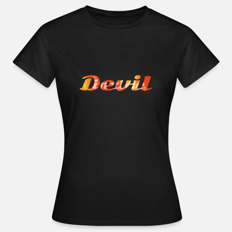 DEVIL INXIDE - Women's T-Shirt - black