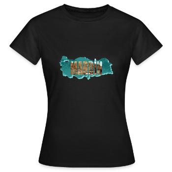 mardin panorama - T-shirt Femme - noir - Devant - AI Model Female 172 dark (172cm)