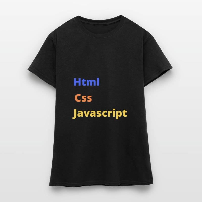 Html css javascript T-shirt Femme