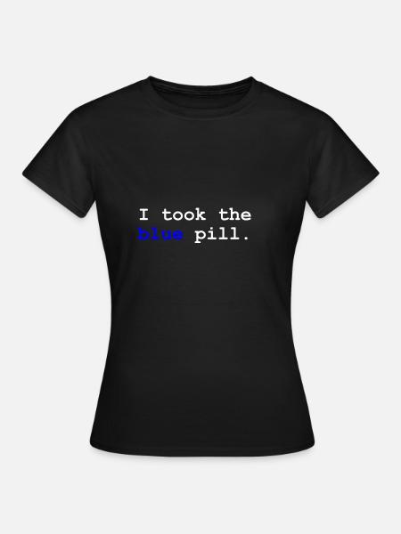 Nerd Geek nerdig Geschenk Geschenkidee Matrix - Frauen T-Shirt - Schwarz