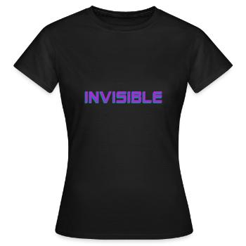 Invisible Unsichtbar - T-shirt Femme - noir - Devant - AI Model Female 172 dark (172cm)