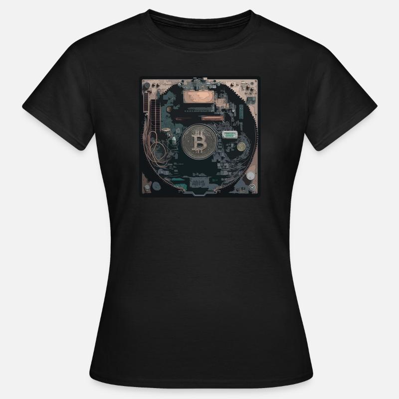 In the Crypto Machine - Women's T-Shirt - black