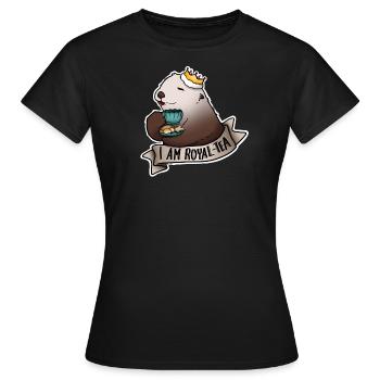 Royal-Tea COLOR - Women's T-Shirt - black - Front - AI Model Female 172 dark (172cm)