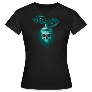 Art mortel - T-shirt Femme - noir - Devant - AI Model Female 172 dark (172cm)