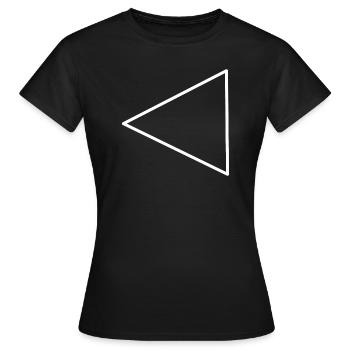 Triangle - Women's T-Shirt - black - Front - AI Model Female 172 dark (172cm)