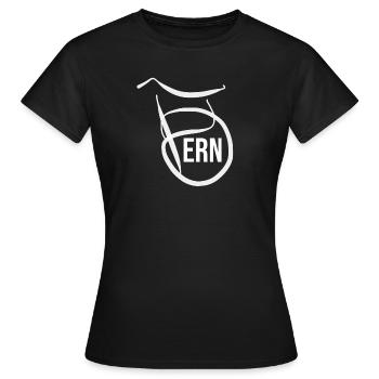 Bern T-Shirt Bern Pullover - Frauen T-Shirt - Schwarz - Vorne - AI Model Female 172 dark (172cm)