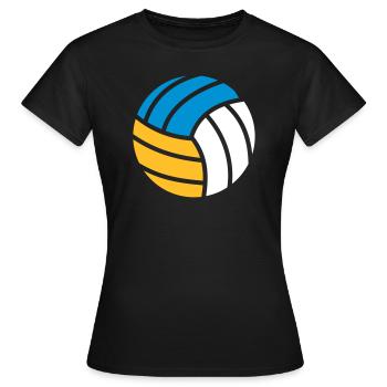 Beach-volley - T-shirt Femme - noir - Devant - AI Model Female 172 dark (172cm)