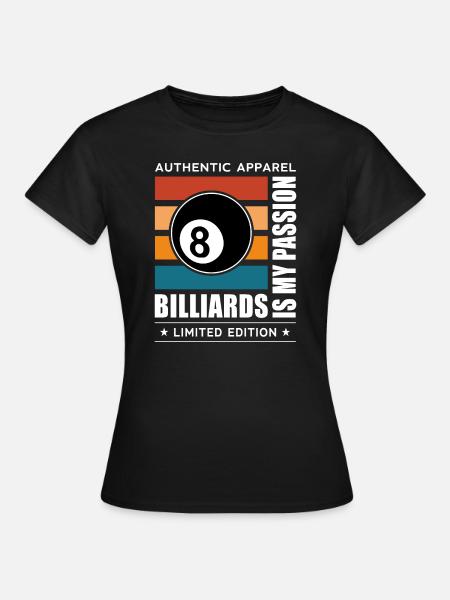 Billards - Frauen T-Shirt - Schwarz