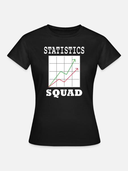 Statistik-Analyst Datenmanager Statistiker - Frauen T-Shirt - Schwarz