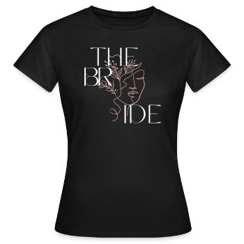 Mariée d’enterrement de vie de garçon - T-shirt Femme - noir - Devant - AI Model Female 172 dark (172cm)