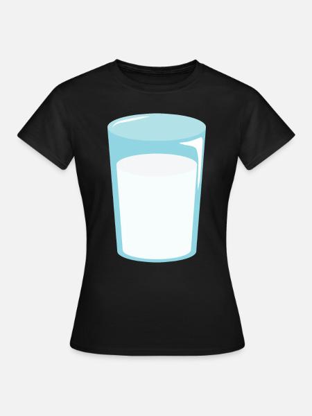 Verre de lait - T-shirt dam - svart