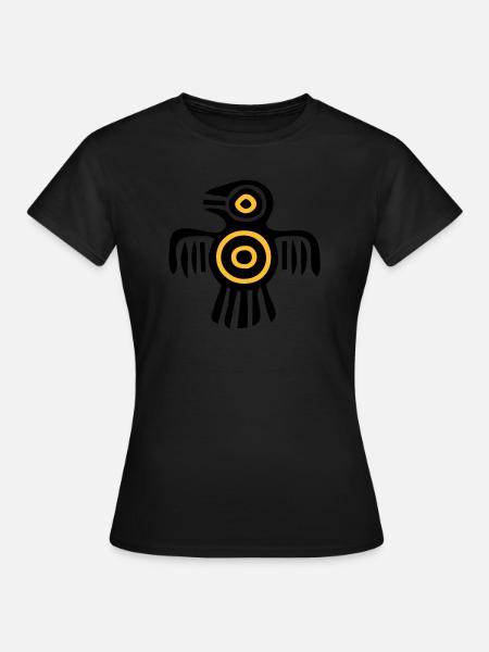 indischer Kulturvogel - Frauen T-Shirt - Schwarz