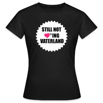 Pas encore aimer la Patrie - T-shirt Femme - noir - Devant - AI Model Female 172 dark (172cm)