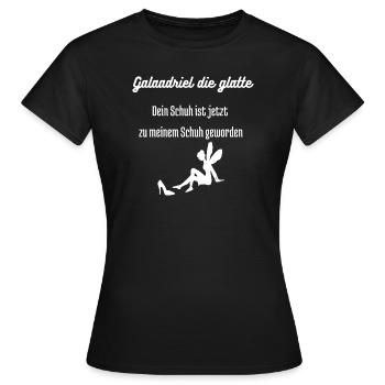 Galaadriel die glatte - Frauen T-Shirt - Schwarz - Vorne - AI Model Female 172 dark (172cm)