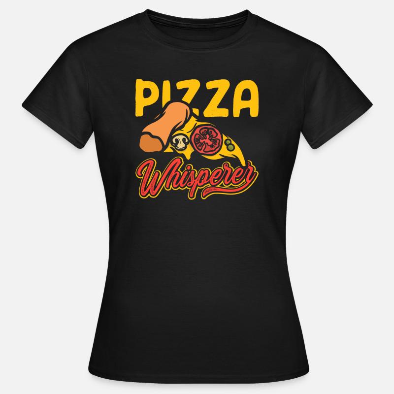 Pizza Baker Pizza Lovers Pizza Gift - Women's T-Shirt - black
